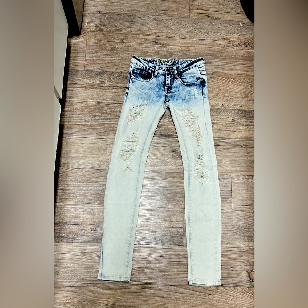 Machine Jeans,  Acid Wash Skinny Junior 0